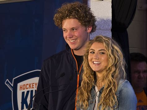 Oilers owner Daryl Katz's children help launch.